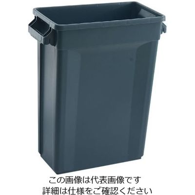 Trust トラスト スリムレクタングルコンテナ 60L グレー 1211 1個 62-6615-90（直送品）