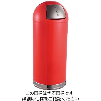 Trust トラスト ラウンドトップ ダストボックス 45L レッド 2353 1個 62-6616-33（直送品）