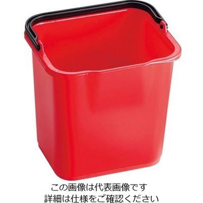 Trust トラスト スクエアバケット 5265 4.7L レッド 62-6611-81 1個（直送品）
