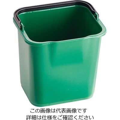 Trust トラスト スクエアバケット 5265 4.7L グリーン 62-6611-80 1個（直送品）