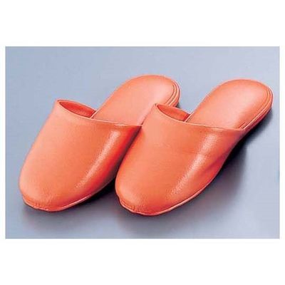 遠藤商事 子供スリッパ ムジ レッド 62-6626-36 1足（直送品）