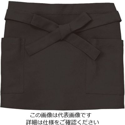 遠藤商事 和風腰下エプロン ブラック SB95 1枚 62-6641-28（直送品）