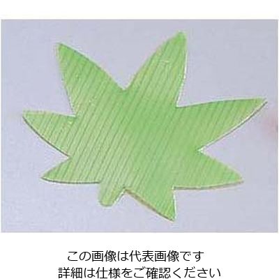 旭創業 バラン 紅葉型(1，000枚入) 緑 62-6650-14 1ケース(1000枚)（直送品）