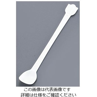 アサヒ徳島 使い捨てマドラースプーン(500本入) 白 袋入 62-6651-37 1ケース(500本)（直送品）