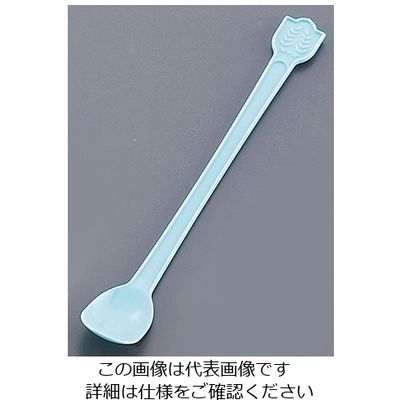 アサヒ徳島 使い捨てマドラースプーン(500本入) ブルー 袋入 62-6651-38 1ケース(500本)（直送品）