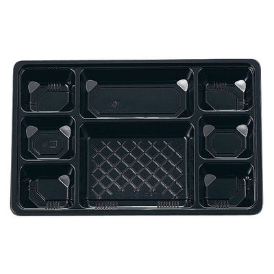 遠藤商事 夢彩ごぜん(50枚入)TSRーBOX 90ー60 中仕切I 黒 62-6652-06 1ケース(50枚)（直送品）