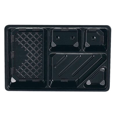 遠藤商事 夢彩ごぜん(50枚入)TSRーBOX 90ー60 中仕切II 黒 62-6652-07 1ケース(50枚)（直送品）