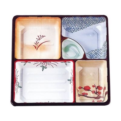 遠藤商事 夢彩ごぜん(50枚入)TSRーBOX 80ー80 中仕切I 柄付 62-6652-11 1ケース(50枚)（直送品）