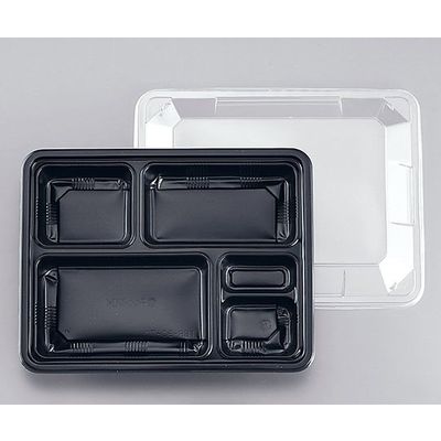 遠藤商事 夢彩ごぜん TSRー90ー70 黒/透明(50セット) 62-6652-24 1ケース(50セット)（直送品）