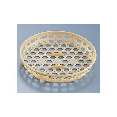 遠藤商事 竹ざる風 プラザル丸(10個入) 5888 150グリーン 62-6655-51 1ケース(10個)（直送品）