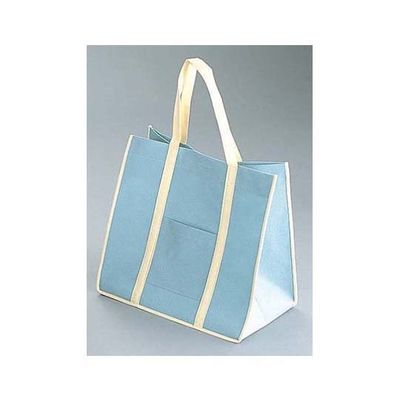 遠藤商事 ファインビュー 不織布バッグ(10枚入) 大 アッシュグレー 62-6655-97 1ケース(10枚)（直送品）