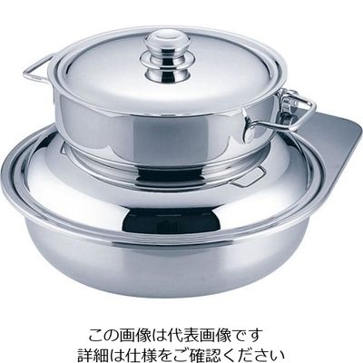 遠藤商事 KINGO IH 丸スープステーション Dー103(湯煎式) 62-6658-18 1個（直送品）