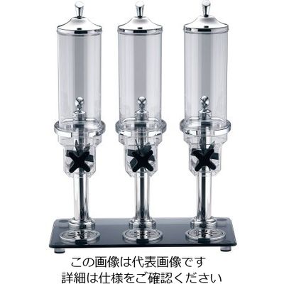 遠藤商事 KINGO フレークディスペンサー 36303(3連タイプ) 62-6658-51 1個（直送品）