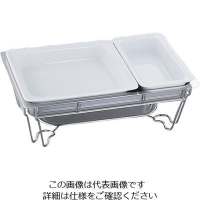 遠藤商事 ヴァンセンヌ チェーフイング MF仕様 2サードコンパートメント 62-6658-85 1個（直送品）