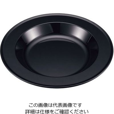 台和 メラミン 丸型フードパン 13インチ TKOー136BK 62-6664-55 1個（直送品）