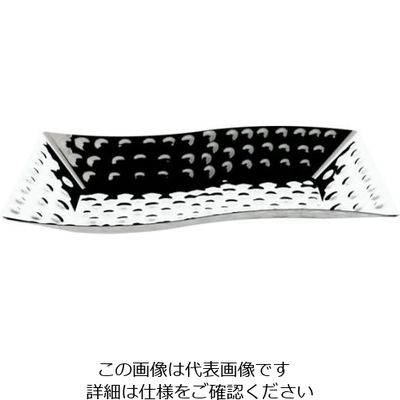 遠藤商事 KINGO 槌目S型スクエアープレート 小 62-6679-92 1個（直送品）