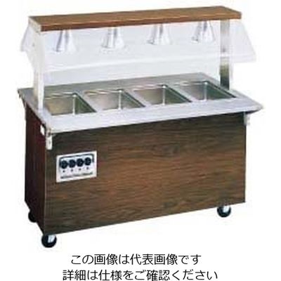 遠藤商事 バッフェ ホットフードステーション (4槽) 34645 1台 62-6665-44（直送品）