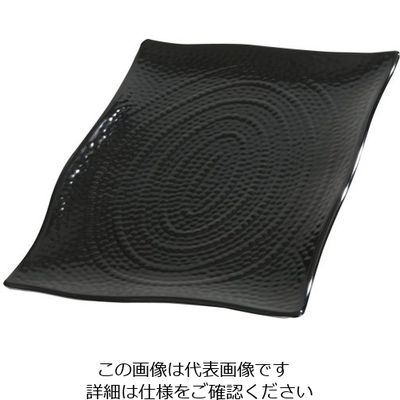 カーライルフードサービスプロダクツ テラテクスチャード レクタングルプラター S ブラック 44520 62-6667-91 1個（直送品）