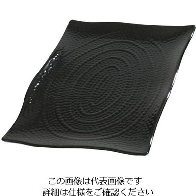 カーライルフードサービスプロダクツ テラテクスチャード レクタングルプラター L ブラック 44524 62-6667-95 1個（直送品）