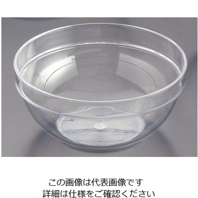 遠藤商事 ポリカーボネイト サラダボール 17cm 62-6668-63 1個（直送品）