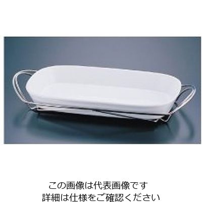 遠藤商事 SAシャトレ 角グラタンセット 9-1011-39W 1セット 62-6670-06（直送品）