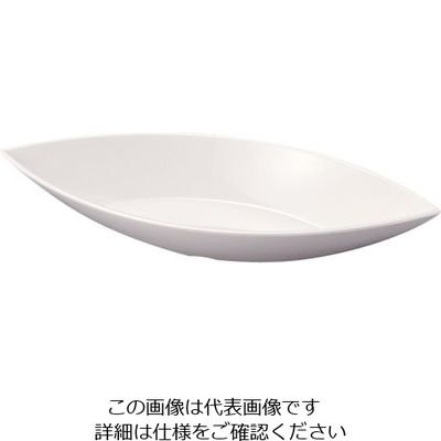 若泉漆器 メラミン 舟形鉢 小 36cm 62-6674-98 1個（直送品）
