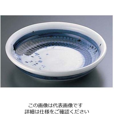 エムズジャパン ごす刷毛目8.0大皿 深 B03-34 1個 62-6675-78（直送品）