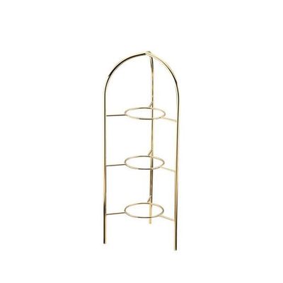 遠藤商事 TKGプチ中華用3段スタンド 金メッキ付 62-6676-69 1個（直送品）