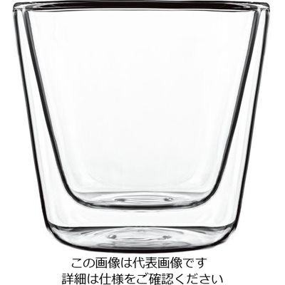 Bormioli Luigi ダブルウォールフード&デザイン(2ヶ入) コニカル 10329/01 1ケース(2個) 62-6677-42（直送品）