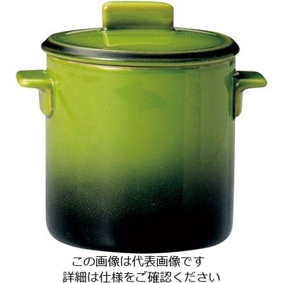 ミヤザキ食器 ソレイユ 蓋付カップ SS SO4808 グリーン 62-6678-11 1個（直送品）