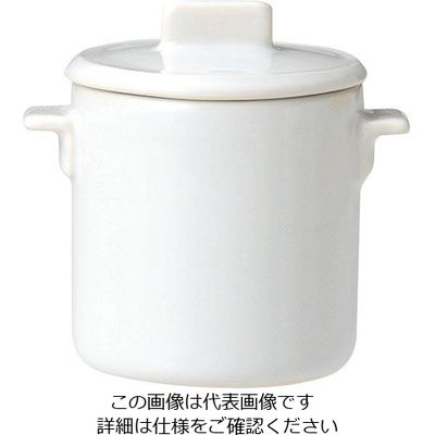 ミヤザキ食器 ソレイユ 蓋付カップ SS SO4808 ホワイト 62-6678-12 1個（直送品）