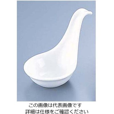 エムズジャパン 置きレンゲ 白 D-132 1個 62-6678-70（直送品）