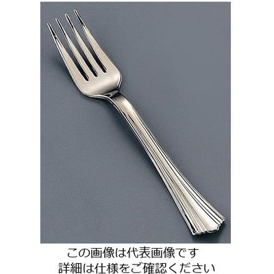 ティー・ティー・シー プラシルバー デザートフォーク (40本入) B-M-002 1ケース(40本) 62-6679-34（直送品）