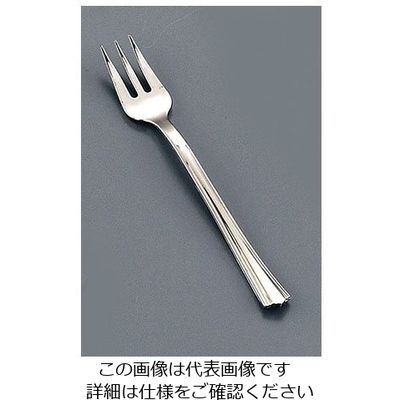 遠藤商事 プラシルバー プチフォーク (40本入) B-S-001 1ケース(40本) 62-6679-37（直送品）