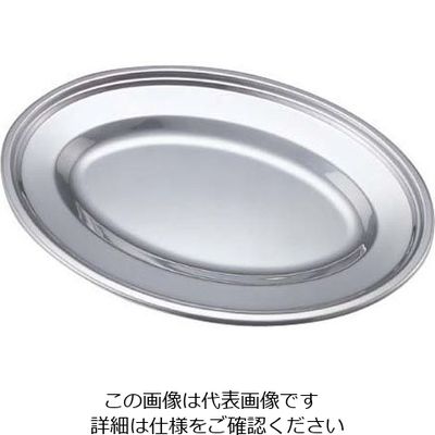 イケダ エコクリーン IKD18ー8小判皿 10インチ 62-6687-21 1枚（直送品）