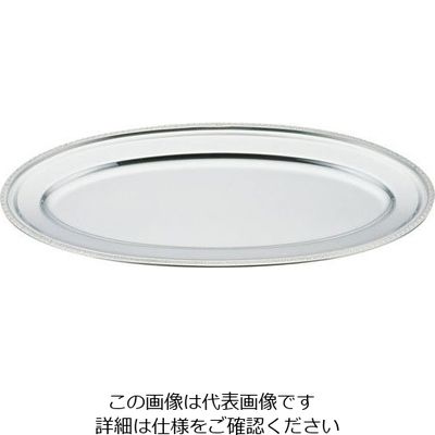 三宝産業 UK18ー8菊渕魚皿 20インチ 62-6687-47 1枚（直送品）