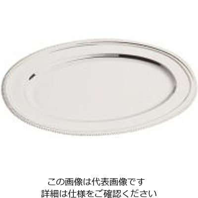 和田助製作所 SW18ー8菊渕小判皿 24インチ 62-6687-98 1枚（直送品）