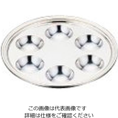 三宝産業 UK18ー8エスカルゴデッシュ71/2インチ (6穴)菊渕 62-6691-12 1個（直送品）