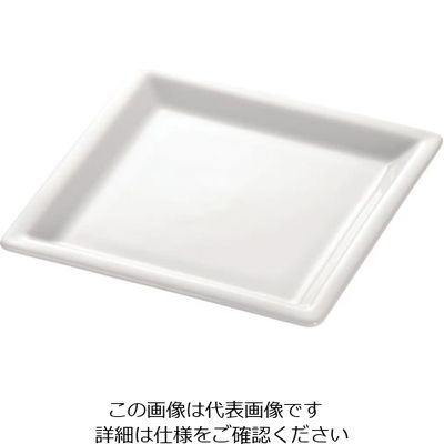 三宝産業 UK 18ー8プチハイティースタンド スクエア用プレート 白 62-6692-15 1個（直送品）
