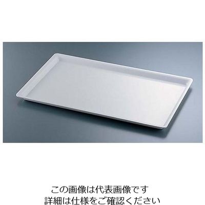 カルミル カル・ミル アクリルシャロートレー ホワイト 325-12-15 1枚 62-6692-87（直送品）