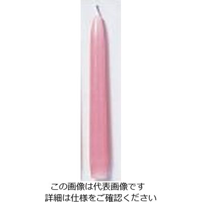 遠藤商事 テーパーキャンドル 8インチ ピンク (1打入) 62-6697-17 1ダース(12本)（直送品）