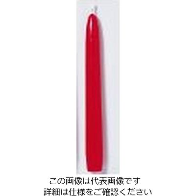 遠藤商事 テーパーキャンドル 8インチ レッド (1打入) 62-6697-19 1ダース(12本)（直送品）