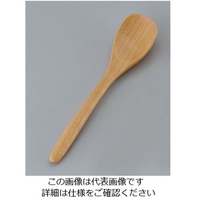 クラフト木の実 木製メープルカトラリー アイススプーン 61770 1本 62-6721-88（直送品）