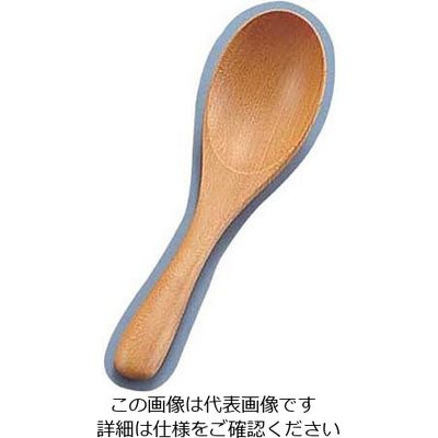 クラフト木の実 木製メープルカトラリー レンゲ 61784 1本 62-6721-98（直送品）