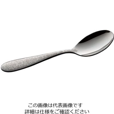 トーダイ (18ー8)ボーノ ヨーロピアン A 白 ティースプーン 62-6720-58 1本（直送品）