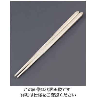リック 木製 ブライダル箸(5膳入) パールホワイト 62-6727-55 1ケース(5膳)（直送品）