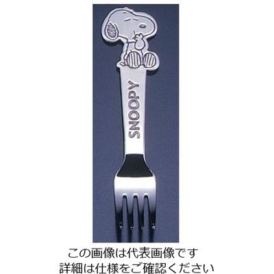 オーエスケー スヌーピー お子様フォーク SN-4 1本 62-6723-55（直送品）