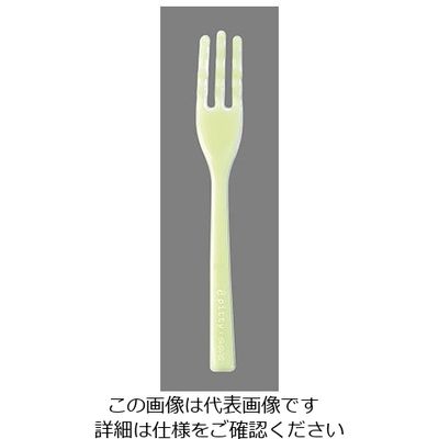 片力商事 ピティ シリコン ヌードルフォーク グリーン 62-6724-16 1本（直送品）