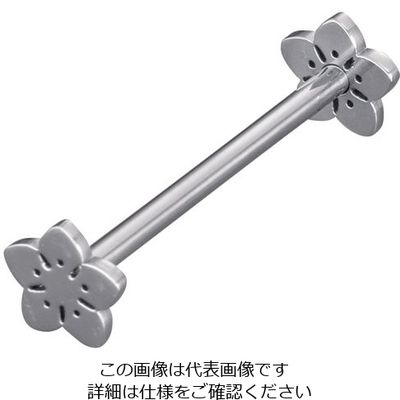 三宝産業 UK 18ー8ナイフフォーク&箸レスト ツツジ 62-6729-46 1個（直送品）