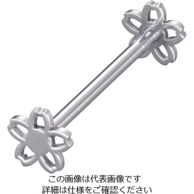 三宝産業 UK 18ー8ナイフフォーク&箸レスト サクラ 62-6729-49 1個（直送品）